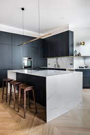exquisite black and white apartment in paris photos ideas design in 2021 kitchen renovation inspiration home decor kitchen interior design kitchen