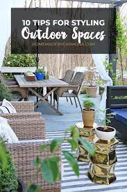 10 Tips For Styling Outdoor Spaces Home Made By Carmona Home Decor Paintings Cute Home Decor Cheap Home Decor
