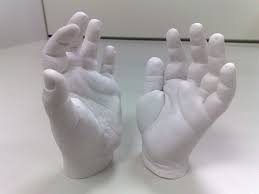 Knead the flour mixture into the desired shape. Lifecasting Hands Plaster Crafts Hand Molds Crafts