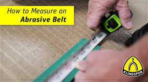 Finally, use a belt sander with a grit of 100 to smooth the edges. How To Measure An Abrasive Belt Correctly Klingspor Abrasives Usa Youtube