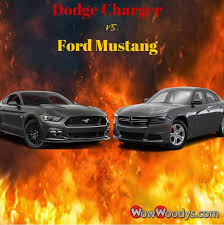 2015 ford mustang vs 2015 dodge charger