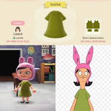 Maybe you would like to learn more about one of these? Louise From Bob S Burgers Dress New Animal Crossing Animal Crossing Fan Art Animal Crossing