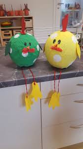 Huhner Aus Pappmache Basteln Fruhling Ostern Basteln Fruhling Ostern Basteln Mit Kindern