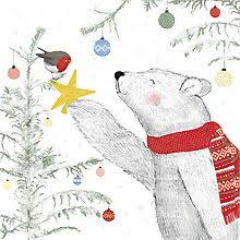 Buy Uk Greetings Polar Bear And Robin Charity Christmas Cards Pack Of 8 Online At John Christmas Card Illustration Christmas Watercolor Christmas Illustration