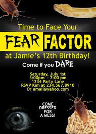 The Best In Fear Factor Birthday Party Games To Help You Throw An Awesome Fear Factor Theme Party Fear Factor Party Birthday Party Games For Kids Fear Factor