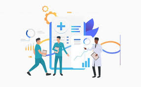 Doctor And Technicians Discussing Medical Record Premium Vector Freepik Vector People Medical Man Health Insurance Quote Free Health Insurance Medical