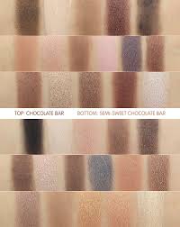 Too Faced Semi Sweet Chocolate Bar Eye Shadow Collection Too Faced Semi Sweet Chocolate Bar Eyeshadow Palette Review Swatches Comparison To The Chocolate Bar Eyesha Makeup Pallettes Makeup Swatches I Heart Makeup