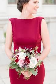 Bridesmaid Bouquet Red White Pink Bouquet Red Bridesmaids Dresses Burgundy And Gold Wedding Red B Red Bridesmaid Dresses Red Bridesmaids Bridesmaid Dresses