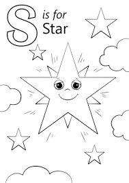 Letter S Is For Star Coloring Page From Letter S Category Select From 26930 Printable Crafts Of Alphabet Coloring Pages Star Coloring Pages Alphabet Coloring
