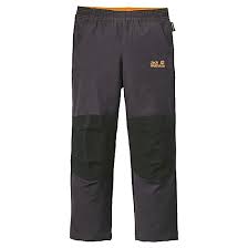 Buy Jack Wolfskin Kids Rascal Pants Dark Steel Online Now