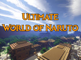 You should have downloaded a.zip folder for the map you're planning to play. Ultimate World Of Naruto Minecraft Map