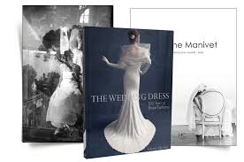 The first page of this book starts on the right side as a single page opposite the black end leaf. Weddings Five Coffee Table Books Vogue Paris