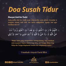 Doa Susah Tidur Di 2020 Doa Kekuatan Doa Kutipan Agama