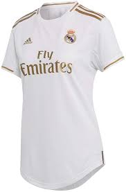 Our real madrid jersey for goalkeepers also comes in a regular fit and is made from stretchy fabric. Amazon Com Adidas Women S Real Madrid Home Jersey 2019 20 White Gold Clothing