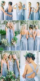 28 Super Stylish Convertible Twist Wrap Bridesmaid Dresses Your Girls Will Love Twist Wrap Bridesmaid Dress Braids Maid Dresses Versatile Bridesmaid Dress