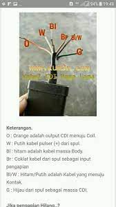 Kabel kuning = indikator lampu jauh 11. Sedikit Info Tentang Jalur Pengapian Dwi Muhammad Basuki Facebook