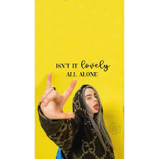 Eilish grew up in highland park, los angeles from a family of actors and also musicians. Billie Eilish Yellow Wallpapers On Wallpaperdog