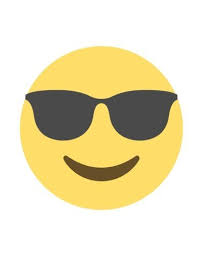 Emoji Notebook Smiling Face With Sunglasses Lined 8 5 X 11 70 Sheet Agatha Online