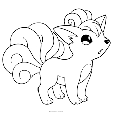 Check spelling or type a new query. Vulpix From Pokemon Coloring Page