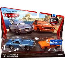 [noticing that the tower is in the distance, finn goes over rooftops and swerving past other cars along the. Disney Cars Cars 2 Finn Mcmissile With Weapon Amp Grem Diecast Car 2 Pack 27084980837 Ebay
