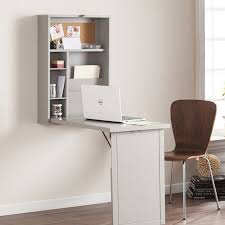 Andersonville Floating Desk Schreibtisch An Der Wand Befestigt Schreibtische Fur Kleine Raume Grauer Schreibtisch