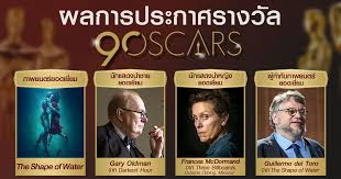Given annually by the academy of motion picture arts and sciences (ampas), the awards are an international recognition of excellence in cinematic achievements, as assessed by the a. à¸£à¸²à¸‡à¸§ à¸¥à¸­à¸­à¸ªà¸à¸²à¸£ 2018 The Shape Of Water à¸„à¸§ à¸²à¸£à¸²à¸‡à¸§ à¸¥ Oscars 2018 à¹€à¸ž à¸¢à¸š