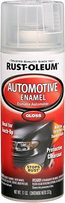 Rust Oleum Automotive 257884 11 Ounce Enamel Spray Gloss Clear Spray Paints Amazon Com