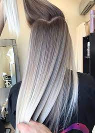 36 White Platinum Blonde Hairstyle Design Ideas To Evaluate Your Look Page 28 Of 36 Latest Fashion Trends For Woman Balayage Hair Blonde Hair Color Shades Long Hair Color