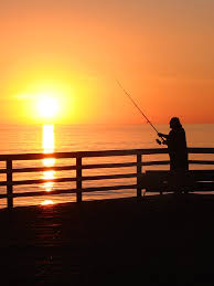 Foto livre: pôr do sol, Fischer, mar, vara de pesca, pesca ...