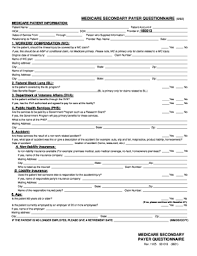Maybe you would like to learn more about one of these? Medicare Msp Questionnaire Printable Fill Online Printable Fillable Blank Pdffiller