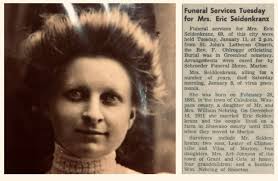 Remembering Hedwig "Hattie" Nehring Seidenkranz