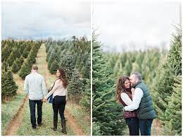 We were all so excited! Lori Kevin Perfect Christmas Tree Farm Engagement Session Jenniferlarsenphoto Com