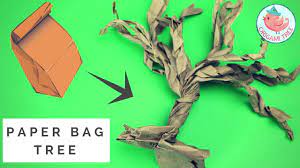 Construction paper pad by creatology™. Paper Bag Tree How To Make A Paper Tree From A Brown Lunch Bag Easy Paper Lunch Bag Craft Youtube