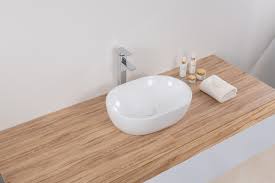 19 x 14 inch bathroom vessel sink white