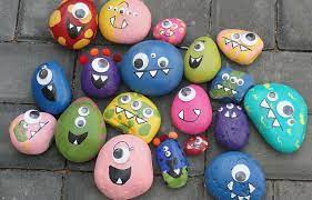 Monsterific Crafts Highlights For Children Rock Painting Ideas Easy Rock Painting Designs Painted Rocks Kids