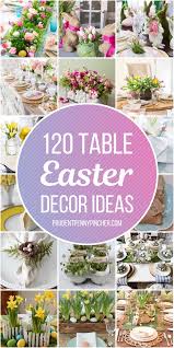 Mollymac's flick of hares table runner is a charming edition to an easter table. 120 Diy Table Easter Decorations Prudent Penny Pincher