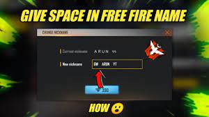 Character sets and firebird stefan heymann page: How To Give Space In Free Fire Name How To Change Free Fire Name With Space Youtube