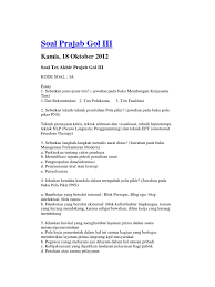 Maybe you would like to learn more about one of these? Soal Dan Jawaban Pelayanan Prima Ilmu Soal
