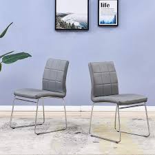 Chromcraft offers dinette sets with laminate table tops and solid wood dining tables. Dining Chairs With Chrome Legs Wayfair Ca