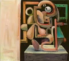 9 Hypertrophic-Contemplative Oil Paintings and one Sporty Sculpture:  Galerie LOOCK