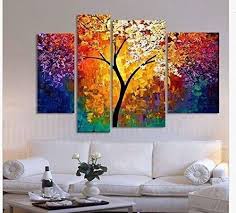 Cheap Canvas Art Wall Canvas Panel Wall Art Some abstract art portray objects that have been abstracted from landscape, city scene and seascape, while other abstract paintings can be totally detached from any reference to our visual world.
