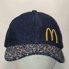 Mcdonalds Hat Restaurant Employee M Baseball Cap Mom Hats Blue Etsy Mom Hats Cool Gifts For Women Womens Hats Baseball