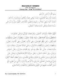 Pdf Doa Sholat Tarawih Dan Witir Myanto Mahardika Academia Edu