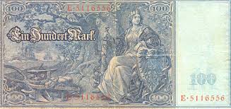 Brd 100 mark schein / banknote von 1980. Datei Ruckseite 100 Mark Schein Jpg Keili Online