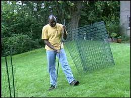 How to install garden fencing. How To Install Garden Fencing Youtube