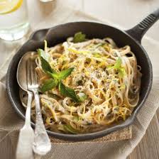 Linguine With Pancetta Peas And Mint Recipe Recipes Healthy Hair Food Food