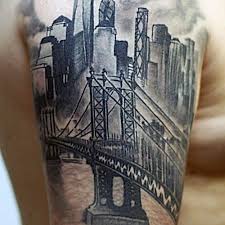 Je ne love you no more. 60 New York Skyline Tattoo Designs For Men Big Apple Ink Ideas