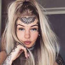 Image result for forehead tattoo