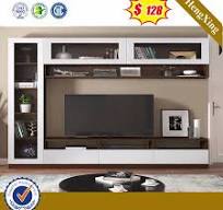Modern Design Wall Board Living Room Furniture Side Table Wooden Mount  Display TV Cabinet with Open Shelves