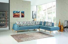 turkuaz rengi ile dikkat cekmeye hazir olun elegans kose takimi rengi ve modern cizgisiyle evinizi degistirecek urun d home decor furniture sectional couch